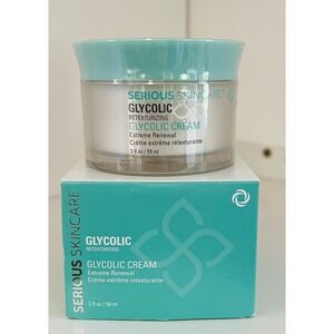 Serious Skin Care Face Cream 2oz‎ Glycolic Retexturizing Extreme Renewal New